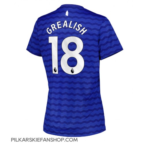 Koszulka piłkarska Everton Jack Grealish #18 Strój Domowy dla kobiety 2025-26 tanio Krótki Rękaw Koszulka piłkarska Everton Jack Grealish #18 Strój Domowy dla kobiety 2025-26 tanio Krótki Rękaw